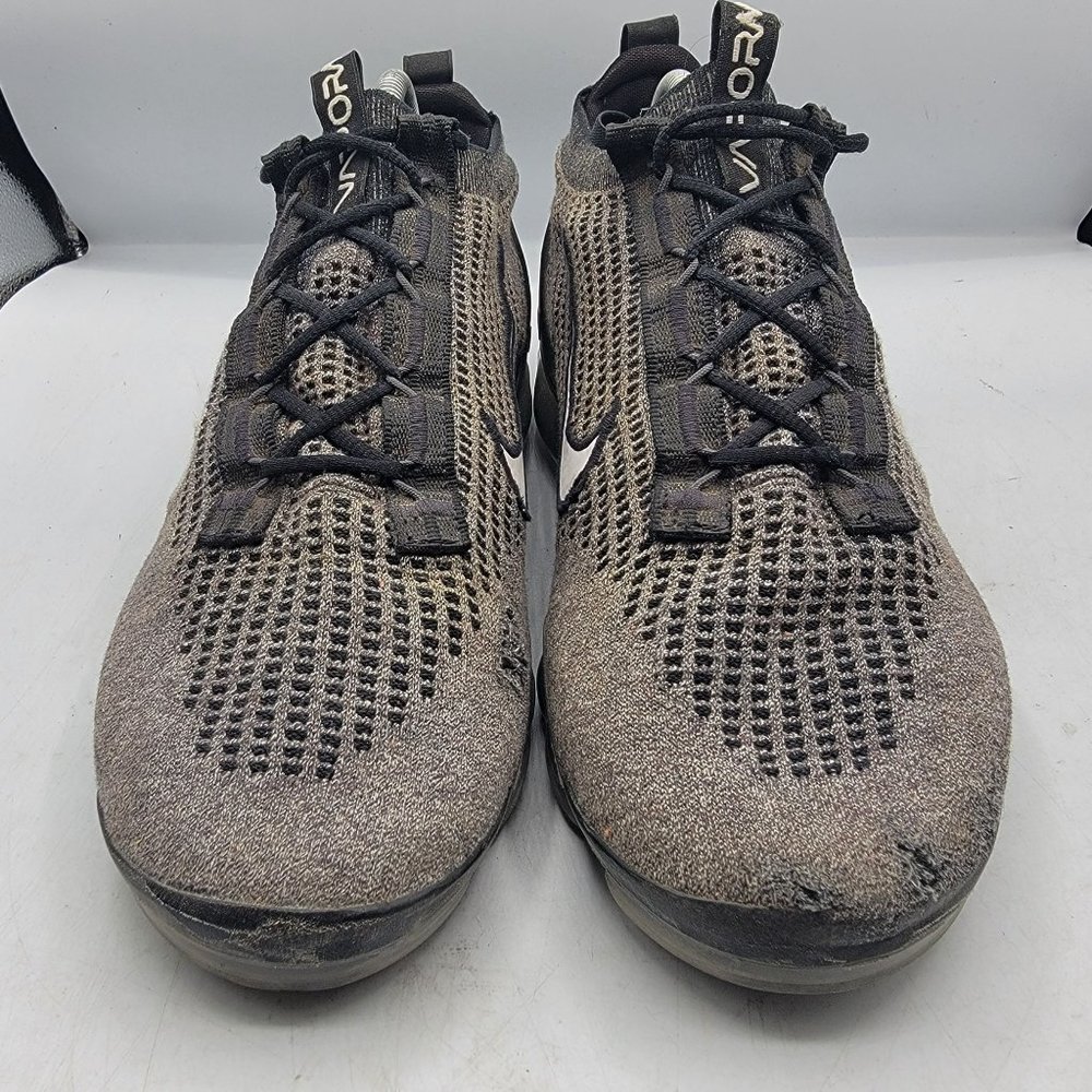 Nike Air Vapormax 2021 FK Flyknit Mens 12 Black White Anthracite Oreo DC9394-001 - Picture 2 of 15